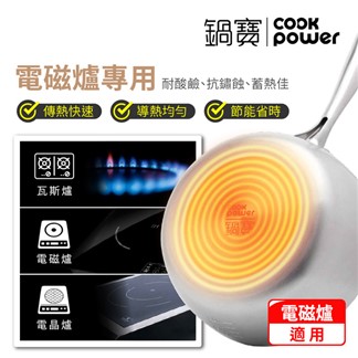 【CookPower 鍋寶】不鏽鋼雪平湯鍋20CM (IH電磁爐適用)