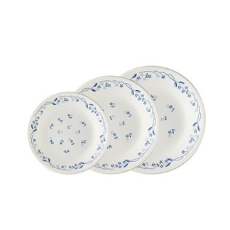【美國康寧CORELLE】古典藍3件式餐盤組