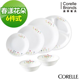 【CORELLE 康寧】春漾花朵6件式餐盤組(F01)