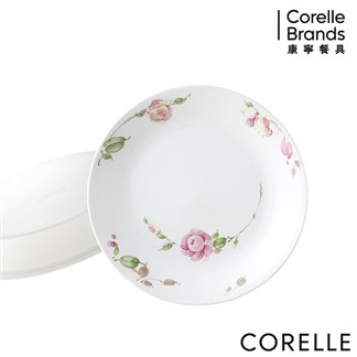 【美國康寧CORELLE】田園玫瑰2件式餐盤組(B03)