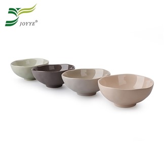 【JOYYE陶瓷餐具】自然初語浪邊碗-小（一套4件）