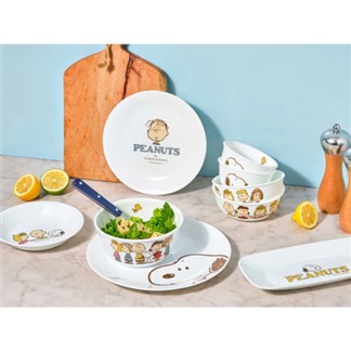 【美國康寧CORELLE】SNOOPYFRIENDS6件式餐具組-F01