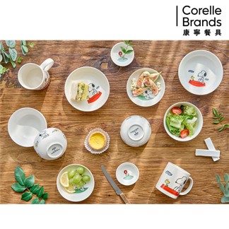 【美國康寧CORELLE】史努比SNOOPY HOME 14件式陶瓷餐具禮盒