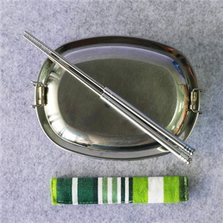 OSH 轉轉伸縮筷 316不鏽鋼 便攜環保餐具 筷子