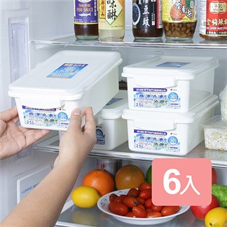 《真心良品》雷納急鮮耐冷保鮮盒2.5L－6入組