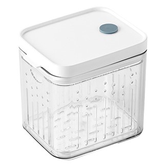 可疊加薑蔥蒜瀝水保鮮盒 保鮮密封盒 廚房收納盒 食材儲存 冰箱置物盒