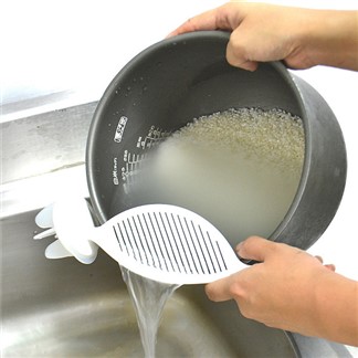 【特惠組】日本IWASAKI三方向開蓋5公斤米箱(JPM優秀賞)+洗米器