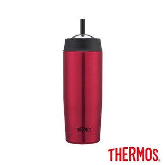 THERMOS膳魔師不鏽鋼真空吸管隨行瓶0.47L(TS403PK)