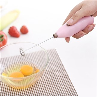 日本SP SAUCE迷你粉紅電動攪拌器+食物刮刀特惠組