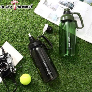 【2入組】【義大利BLACK HAMMER】Tritan大容量運動瓶2000ml