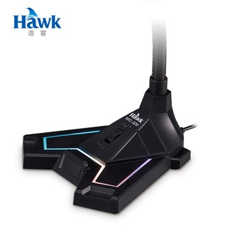 Hawk USB RGB發光電競麥克風 MIC320 (03-MIC320BK)