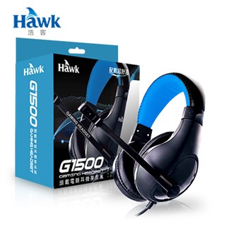 Hawk 頭戴電競耳機麥克風 G1500 (03-HGE1500BB)