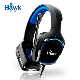 Hawk 頭戴電競耳機麥克風 G2000  (03-HGE2000BB)