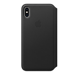 Apple 原廠 iPhone Xs Max 皮革雙面夾 黑(公司貨)