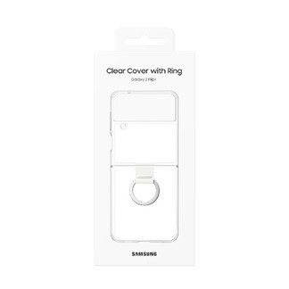 SAMSUNG Galaxy Z Flip4 原廠透明保護殼 (附指環扣)