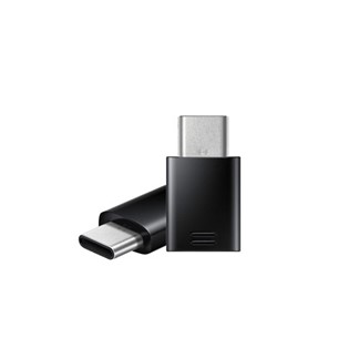SAMSUNG 三星Micro USB to TypeC原廠轉接器_黑(密封裝)