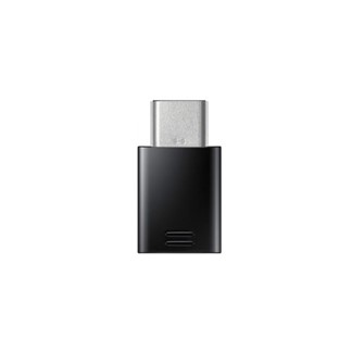 SAMSUNG三星Micro USB to TypeC原廠轉接器_黑(盒裝拆售)