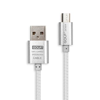 GOLF USB轉 Micro USB太空鋁系列網狀編織充電傳輸線（1M）