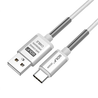 GOLF USB 轉 Type－C 雷霆系列 尼龍網格傳輸線（1M）