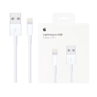 Apple 原廠 Lightning對USB 連接線_2M(MD819FE／A)