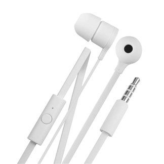 HTC MAX300 原廠 立體聲 扁線入耳式耳機 白色 (密封袋裝)