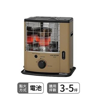TOYOTOMI 豐臣 適用3-5坪 傳統式煤油暖爐-沙色 RS-GE23T