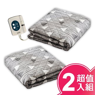 韓國甲珍溫暖舒眠定時電熱毯 NH3300超值二入組
