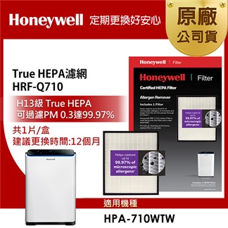 美國Honeywell H13 True HEPA濾網 HRF-Q710