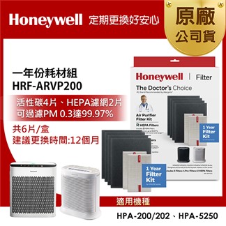 美國Honeywell 一年份耗材組 HRF-ARVP200