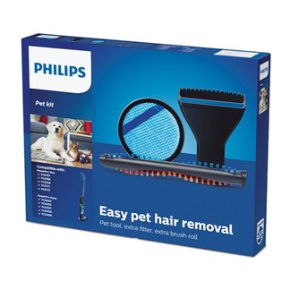 【Philips 飛利浦】吸塵器毛髮清潔組-寵物毛髮 (FC6077)