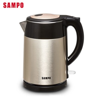 SAMPO聲寶 1.5L雙層防燙不鏽鋼快煮壺 KP-SF15D
