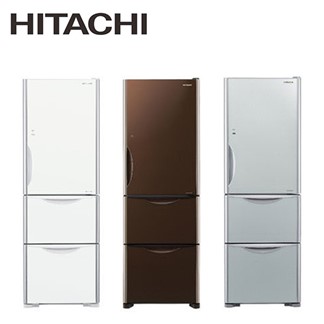 HITACHI日立 394L一級變頻電冰箱 RG41B 琉璃棕 琉璃白 琉璃灰