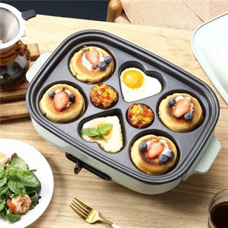 【康寧密扣 Snapware】SEKA多功能電烤盤-贈平盤+料理深鍋+分隔料理盤