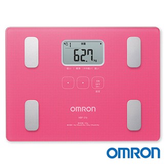 OMRON歐姆龍體重體脂計 HBF-216粉紅色★送OMRON 乳清搖搖杯-混色