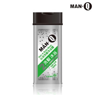 【MAN-Q】2in1沁涼洗髮沐浴露(350ml)