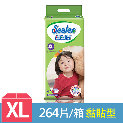 【噓噓樂】輕柔乾爽紙尿褲-XL (44片x6包)-箱