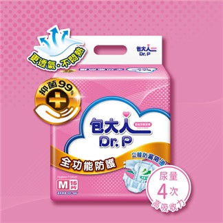 【包大人】成人紙尿褲-全功能防護 M號 (16片x6包)-箱