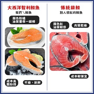 【優鮮配】嚴選中段厚切鮭魚8片(約420g／片)免運