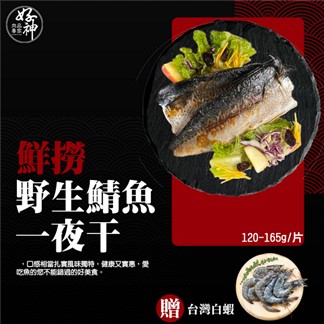 *【好神】頂級鹽漬台灣鯖魚片(120-165g片)14片