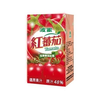 波蜜紅番茄汁鋁箔包250ml (6入一組)