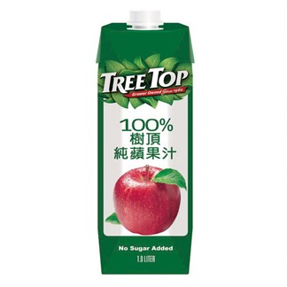 [樹頂]100%純蘋果汁1000ml