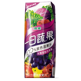 波蜜一日蔬果100%紫色蔬果汁250ml (6入)