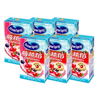 [優鮮沛]蔓越莓綜合果汁250ml (6入)