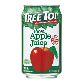 [樹頂]100%純蘋果汁320ml(鋁罐)