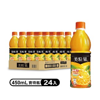 宅配【Minute Maid 美粒果】柳橙汁寶特瓶 450ml(24入)