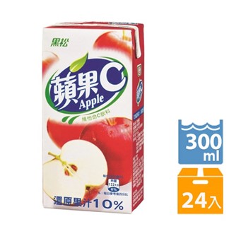 【黑松】蘋果C -蘋果果汁飲料300ml 24入(箱)