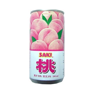 SAKI水蜜桃果汁180ML