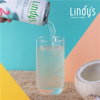 【宅配】Lindy’s 100%原味椰子水(310mlX24入)