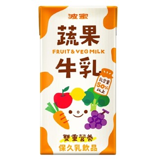 波蜜 蔬果牛乳160ml(6入)
