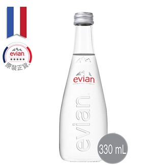 【宅配】法國Evian依雲天然礦泉水330ml (20入)